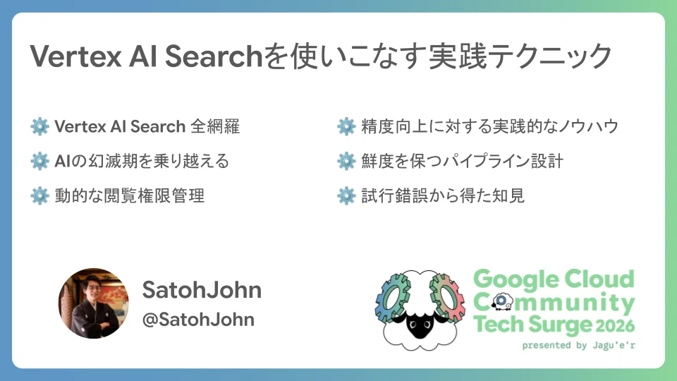 Vertex AI Searchを使いこなす実践テクニック